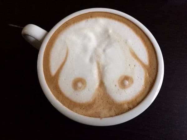Lea and her Coffee